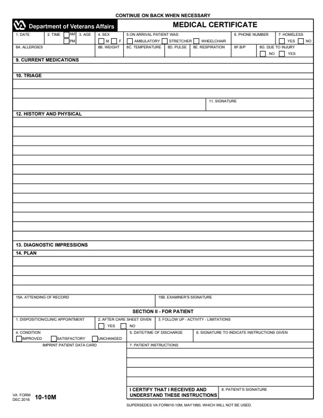 Page 1 of form 10-10M