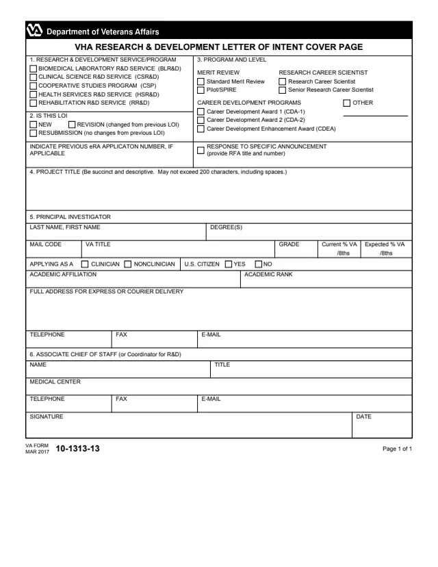 Page 1 of form 10-1313-13