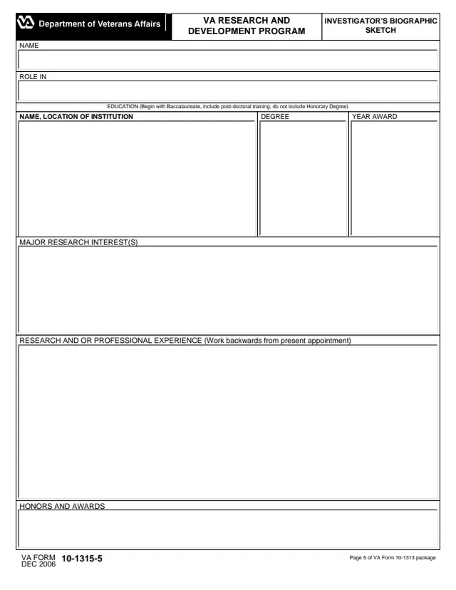 Page 1 of form 10-1313-5