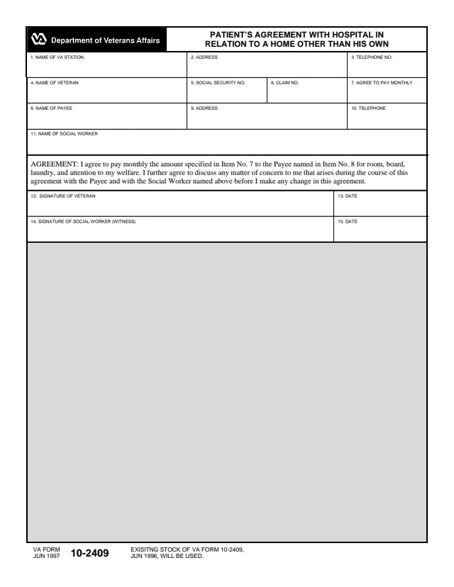 Page 1 of form 10-2409