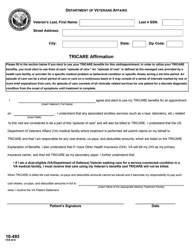 Page 1 of form 10-493