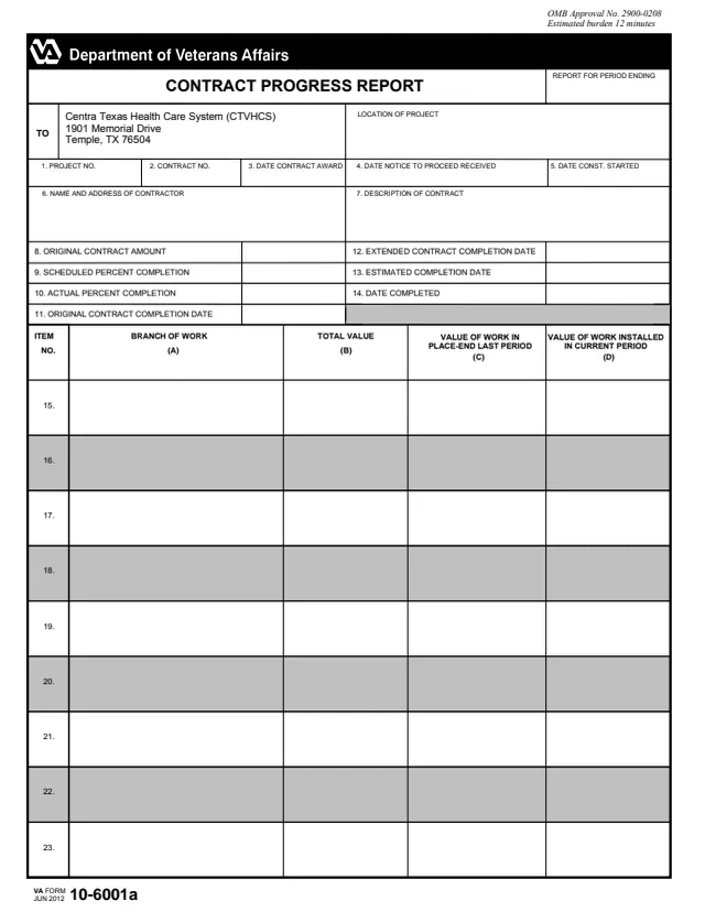 Page 1 of form 10-6001a