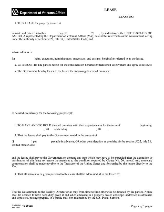 Page 1 of form 10-6056A