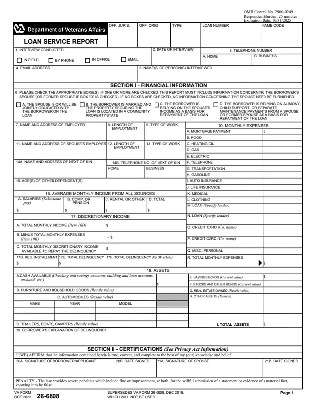 Page 1 of form 26-6808