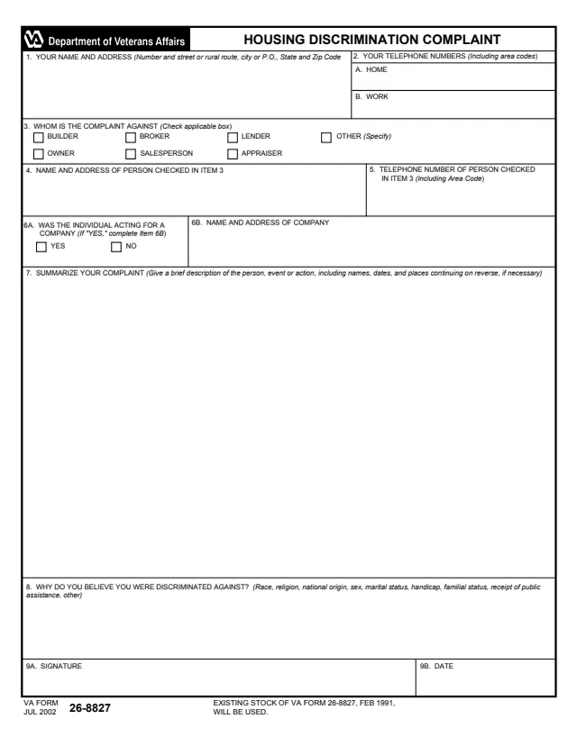 Page 1 of form 26-8827
