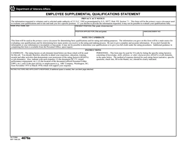 Page 1 of form 4676a