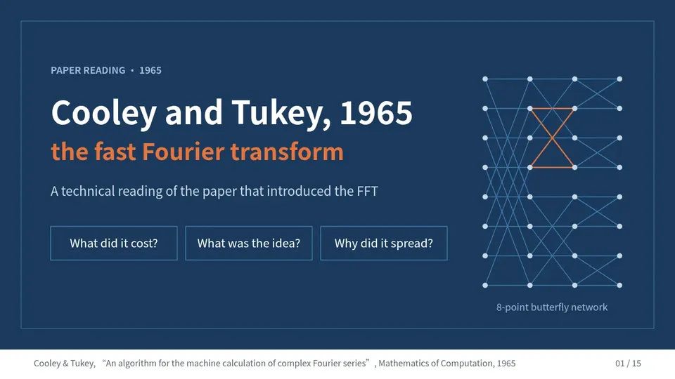 Cover page of the Blueprint Technical example deck