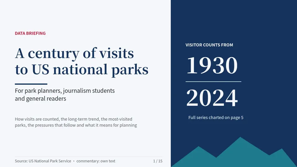 Cover page of the Data Journalism (Alternate Run) example deck