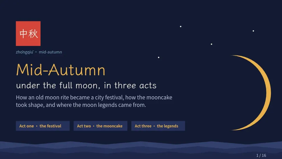 Cover page of the Paper-cut Night example deck
