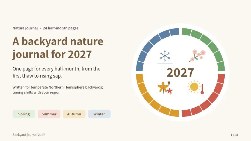 Cover page of the Soft-rounded Journal example deck