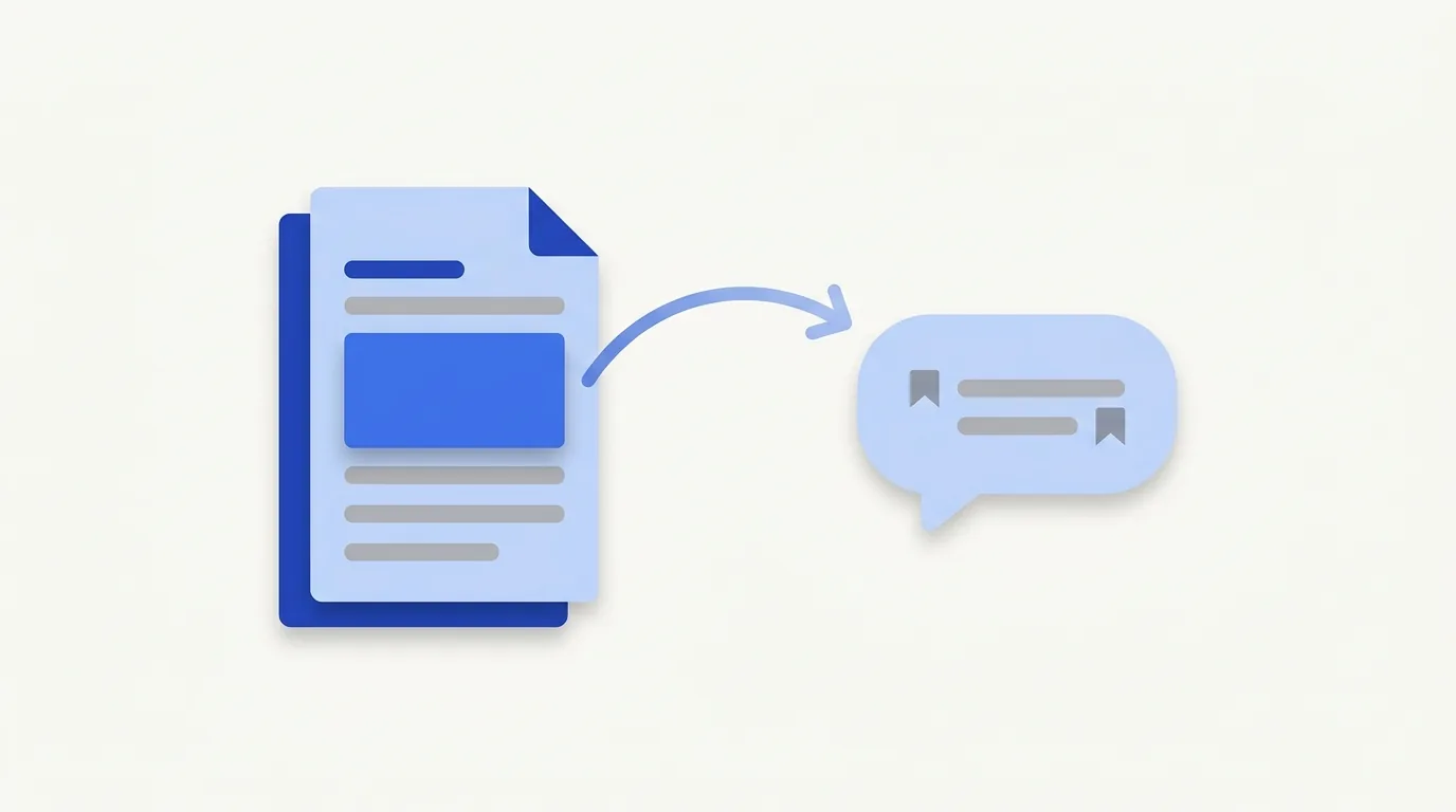 What can I do after extracting a document?