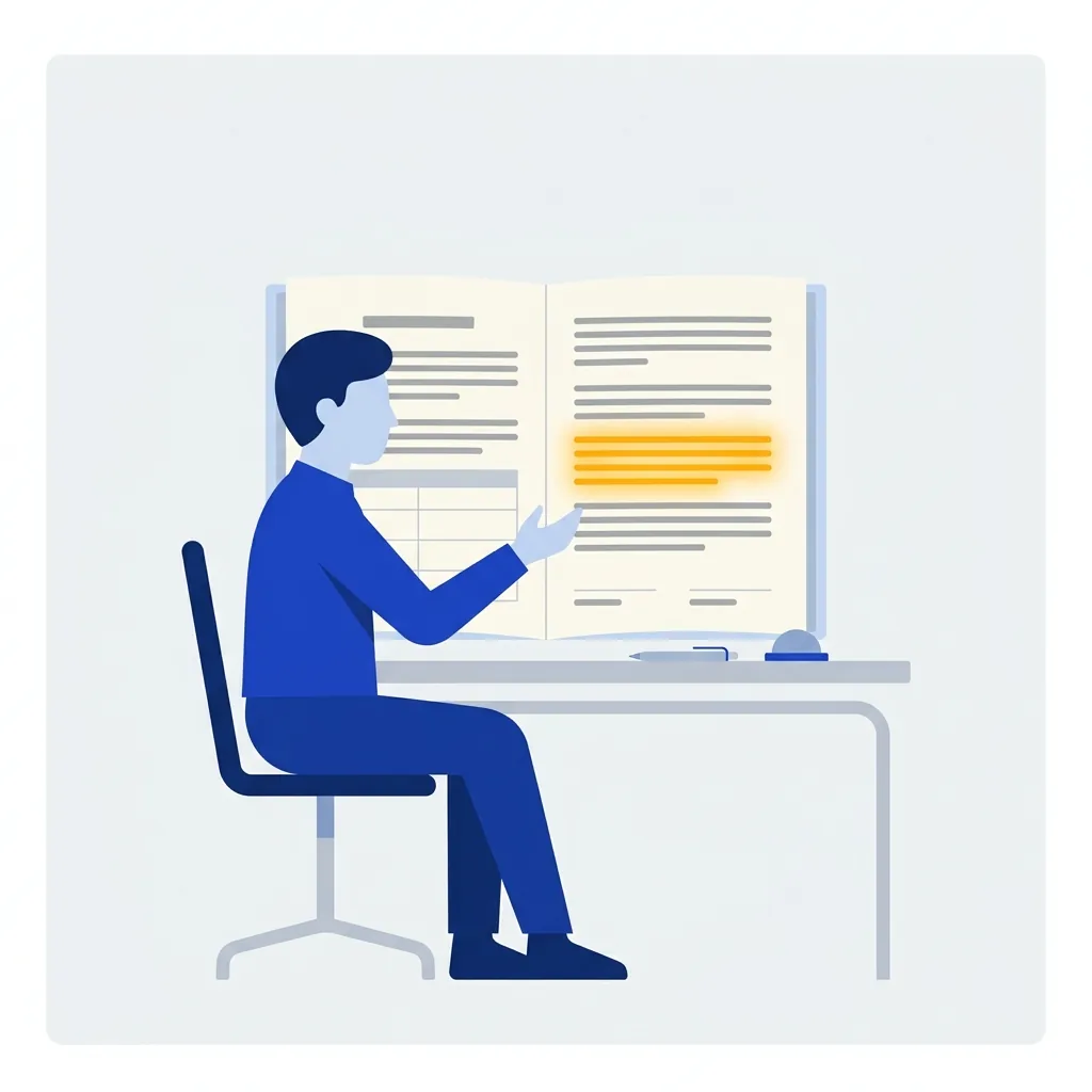 People reviewing contracts