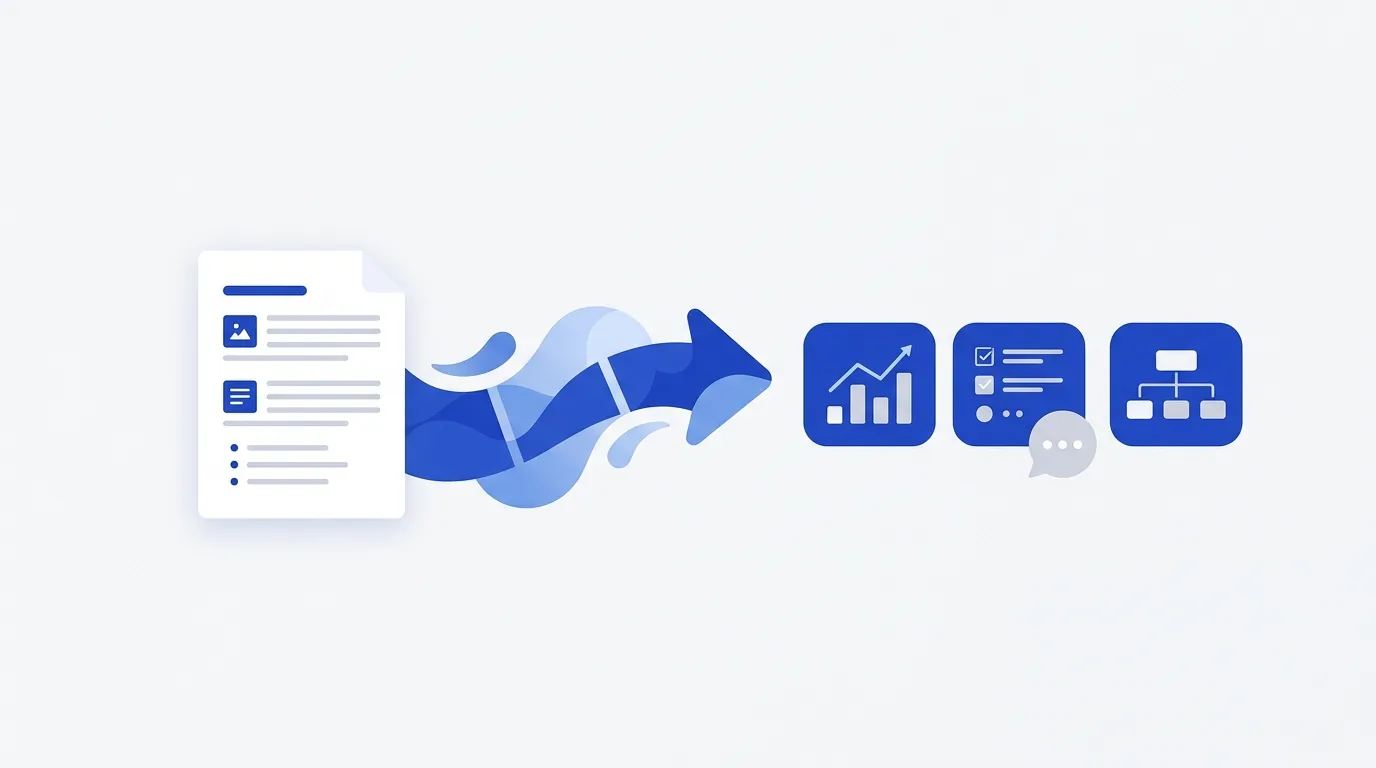 What can I do with a document next?