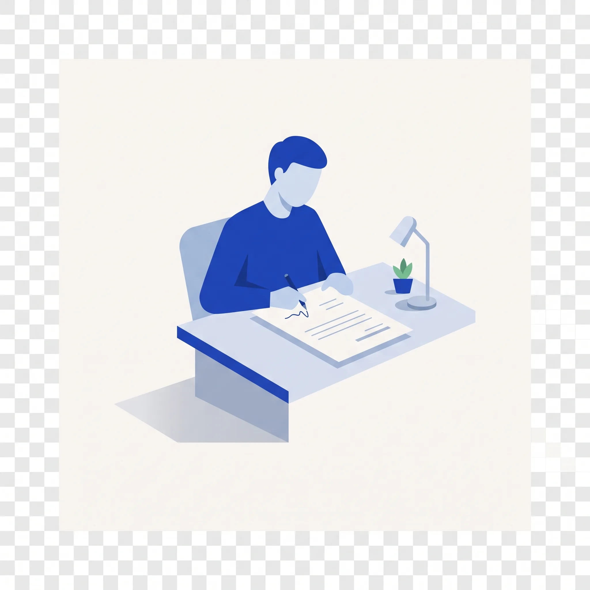 A freelancer or small business
