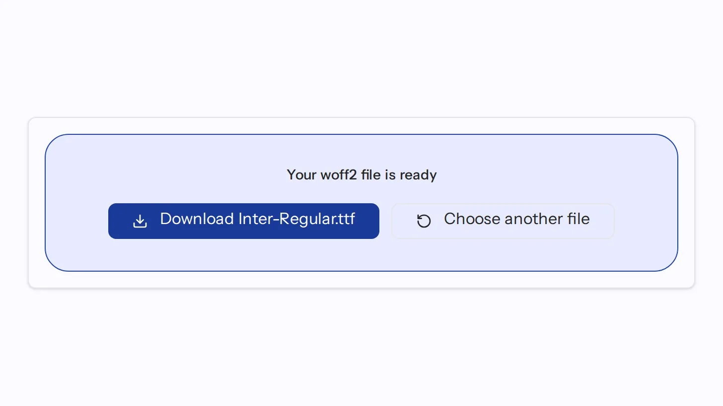 Download the result